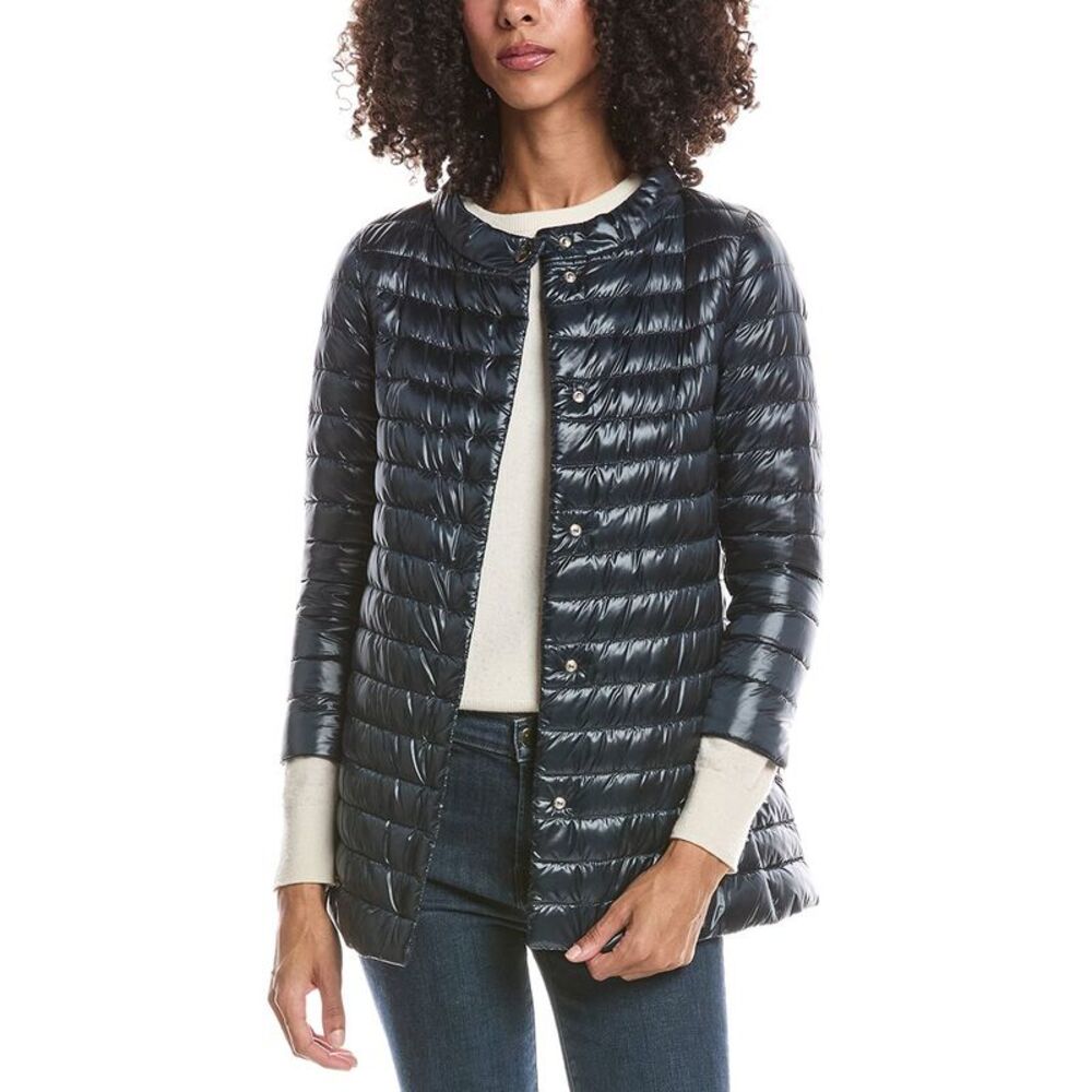 Herno Womens  Down Puffer Jacket, Blue